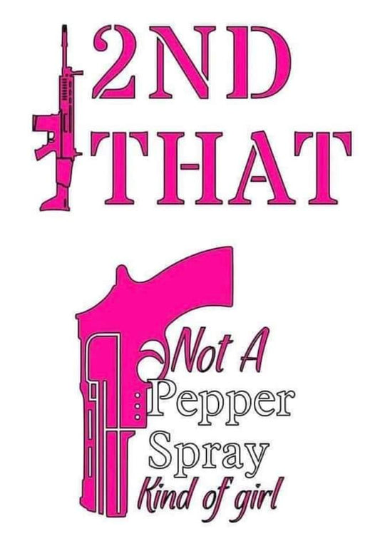 Not a pepper spray girl