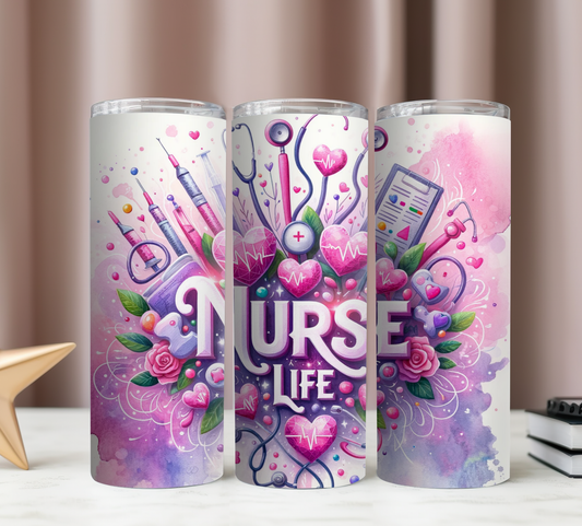 Nurse Life pink Explode