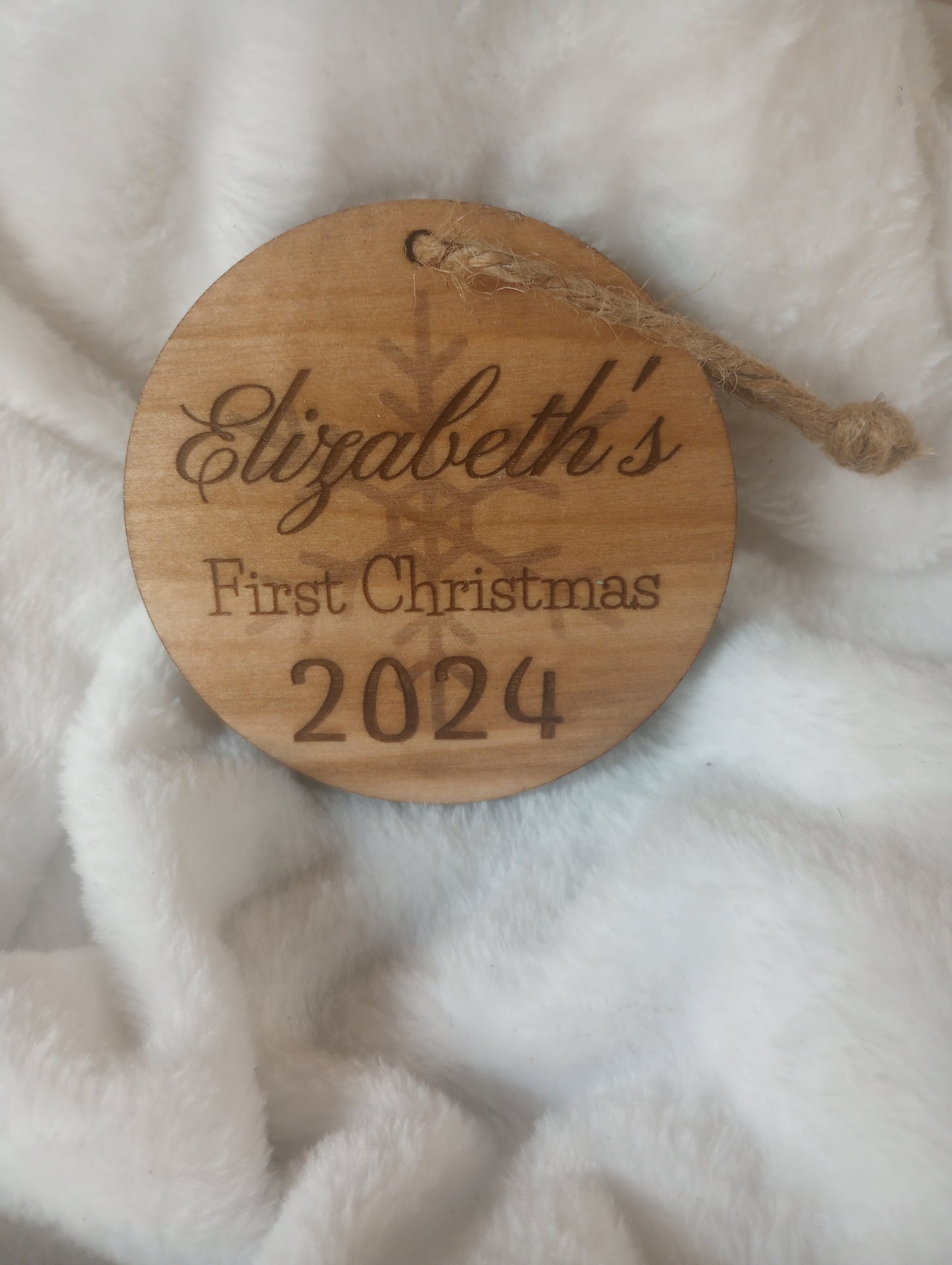 Custom Baby First Christmas Ornament